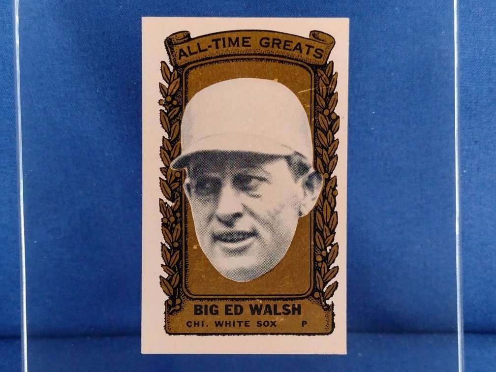 RARE 1963 Bazooka GOLD All-Time Greats #7 Ed Walsh - Chicago White Sox