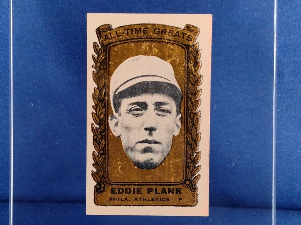 RARE 1963 Bazooka GOLD All-Time Greats #9 Eddie Plank - Philadelphia Athletics