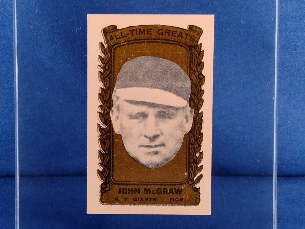 RARE 1963 Bazooka GOLD All-Time Greats #20 John McGraw - New York Giants