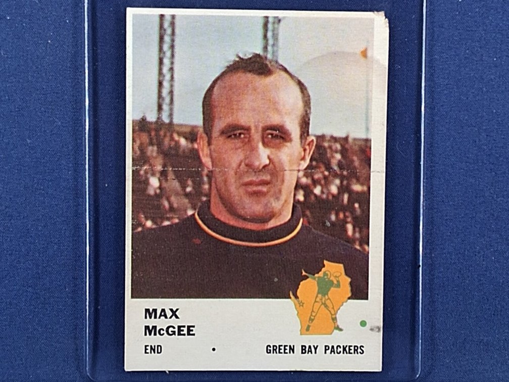 1961 Fleer #93 Max McGee - Green Bay Packers Tulane Green Wave