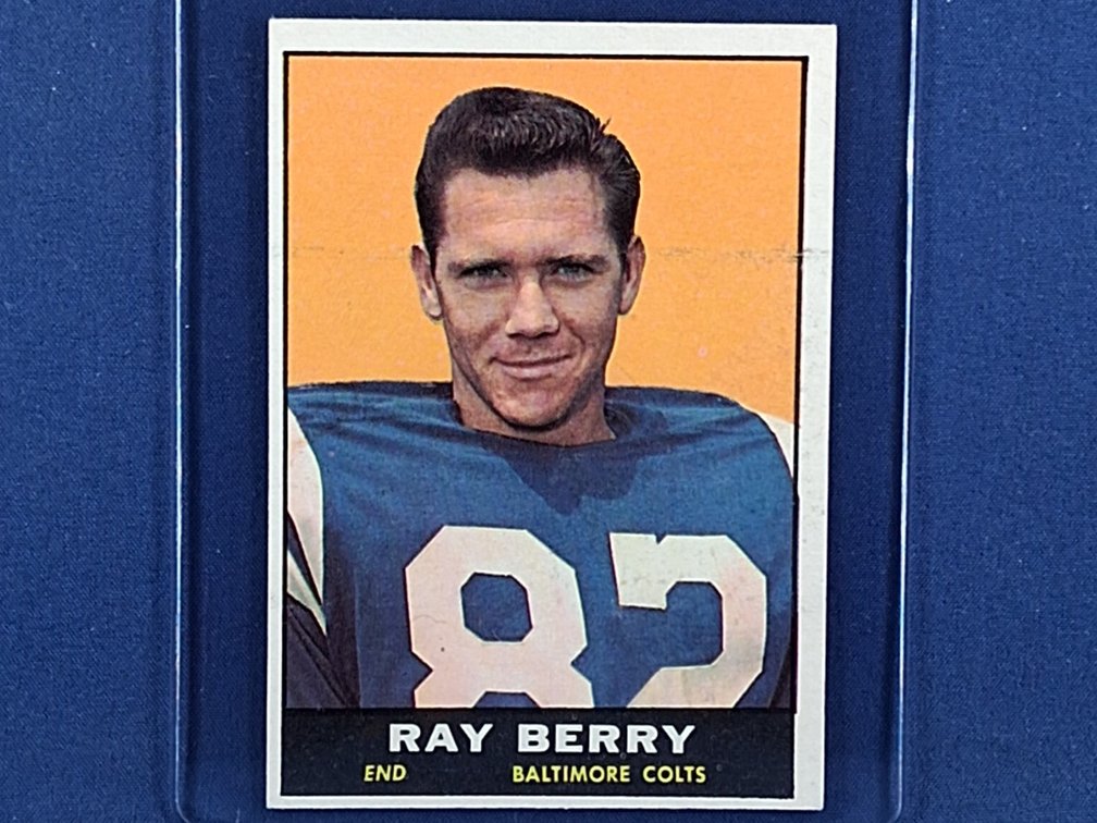 1961 Topps #4 Ray Berry - Baltimore Colts SMU Southern Methodist Mustangs Raymond