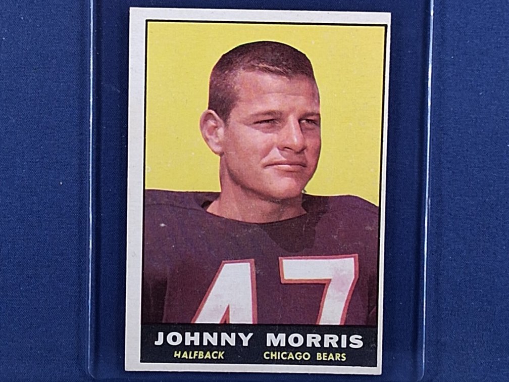 1961 Topps #11 Johnny Morris ROOKIE CARD - Chicago Bears Cal Bears