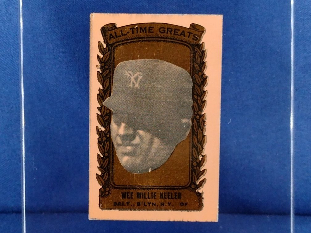 RARE 1963 Bazooka GOLD All-Time Greats #31 Wee Willie Keeler - New York Yankees / Highlanders