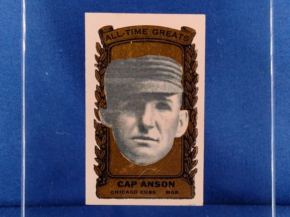 RARE 1963 Bazooka GOLD All-Time Greats #39 Cap Anson - Chicago Cubs