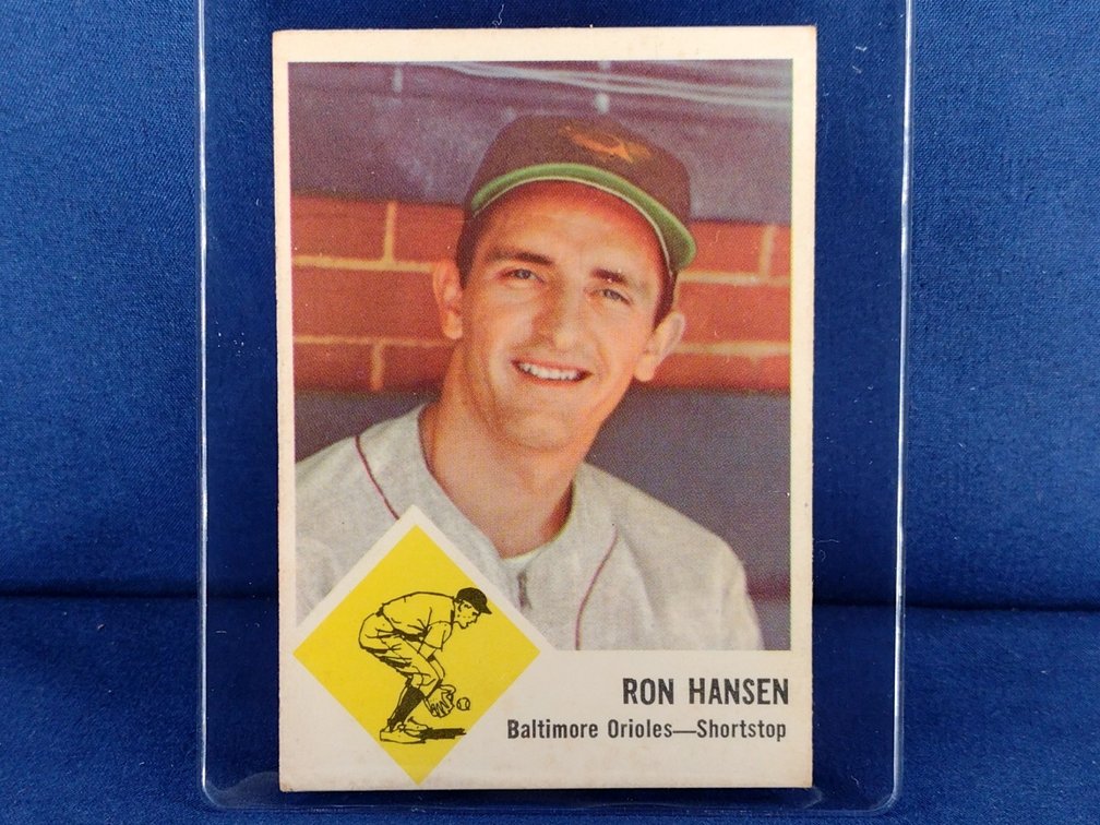 1963 Fleer Baseball #2 Ron Hansen - Baltimore Orioles