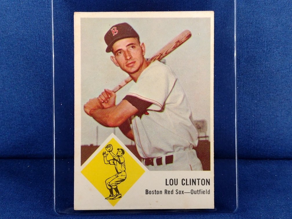 1963 Fleer Baseball #6 Lou Clinton - Boston Red Sox