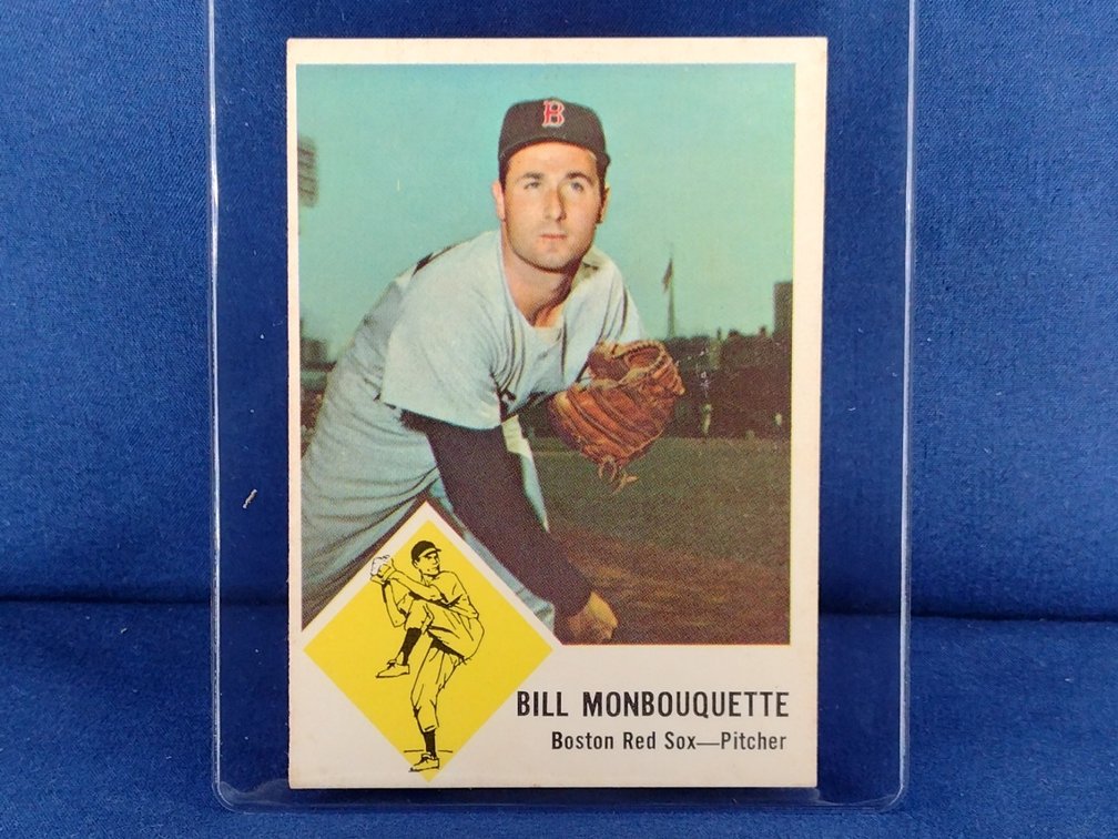 1963 Fleer Baseball #7 Bill Monbouquette - Boston Red Sox
