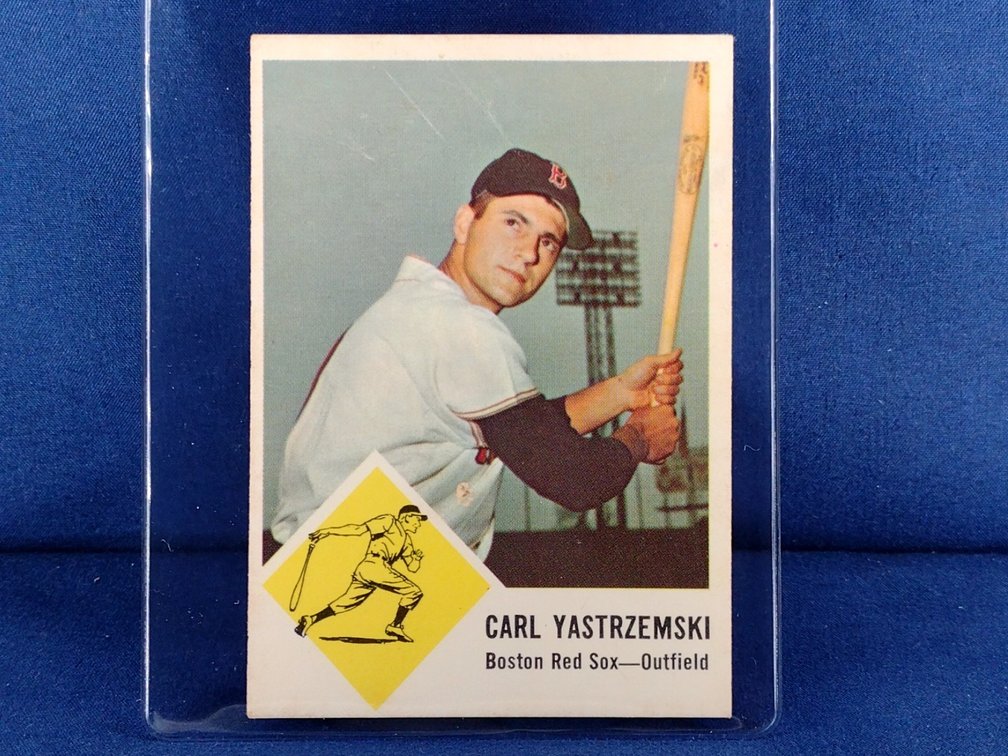 1963 Fleer Baseball #8 Carl Yastrzemski - Boston Red Sox
