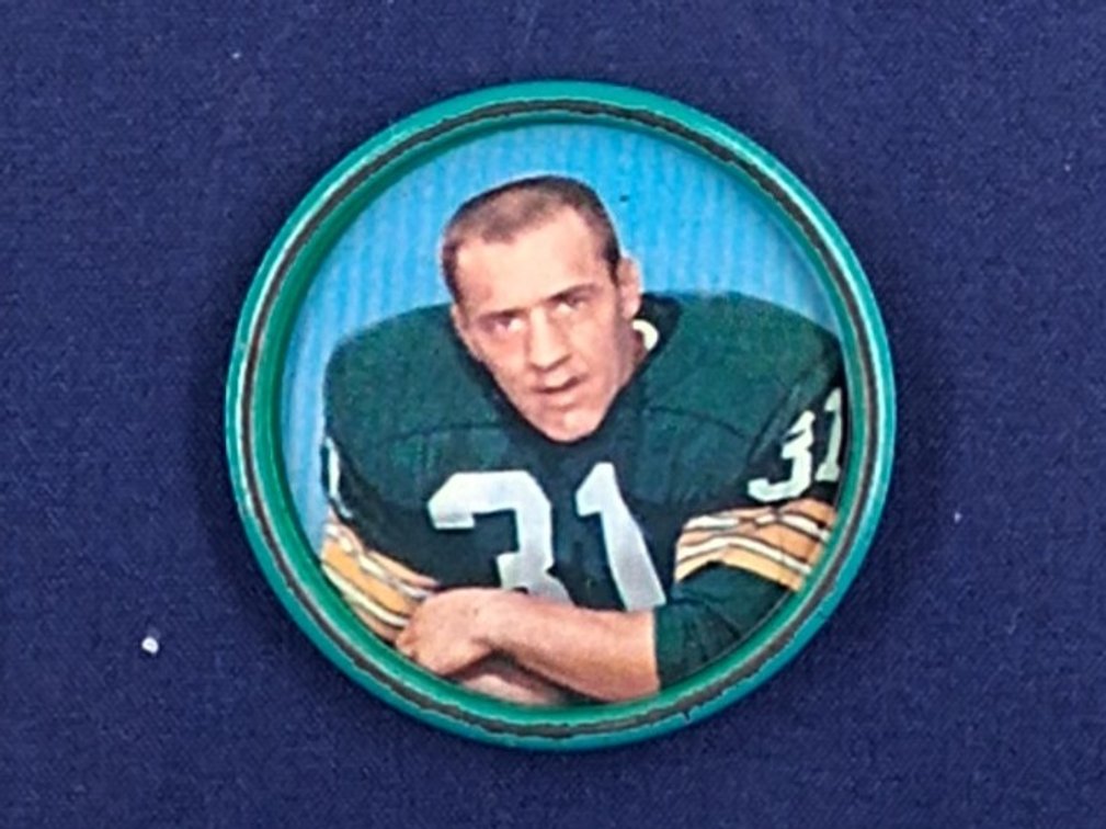 RARE 1962 Salada Tea Coin #13 Jim Taylor ROOKIE CARD - Green Bay Packers LSU Tigers Jimmy