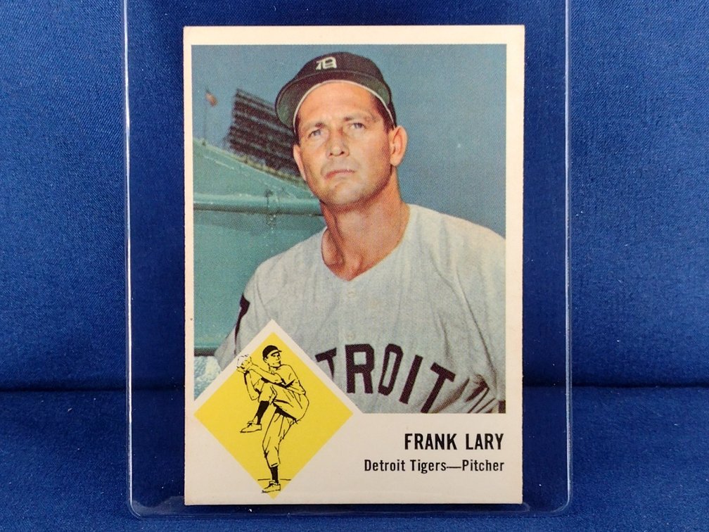 1963 Fleer Baseball #14 Frank Lary - Detroit Tigers