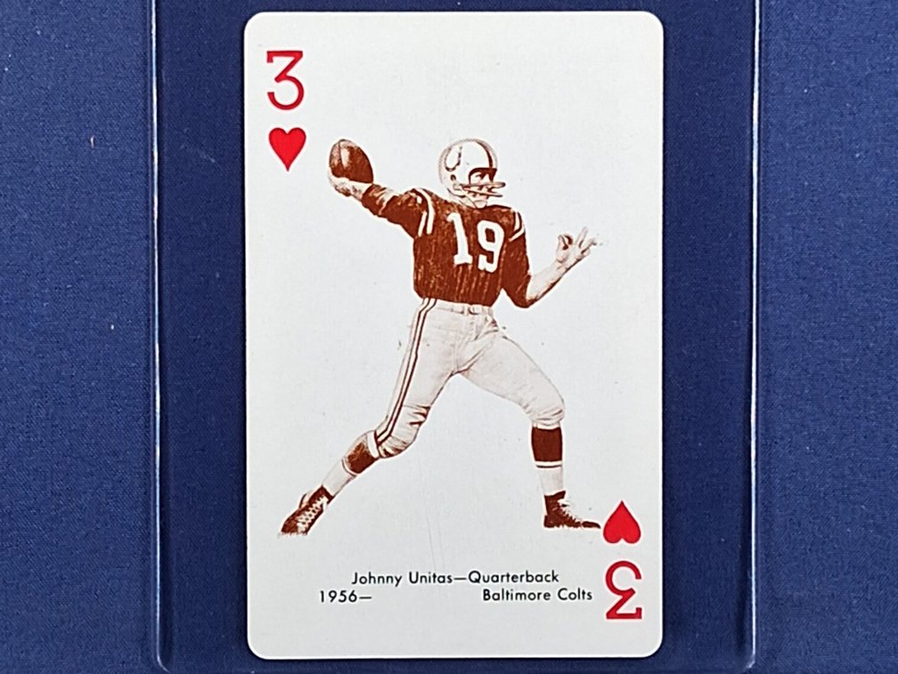 RARE 1963 Stancraft Johnny Unitas - Baltimore Colts Louisville Cardinals John