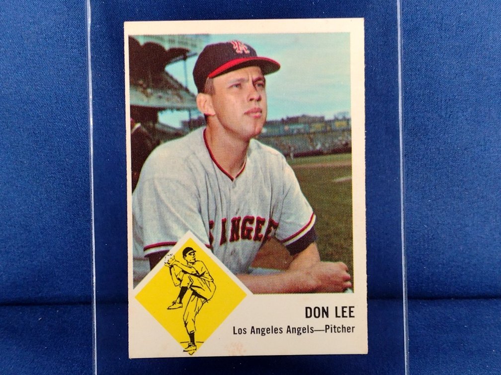 1963 Fleer Baseball #18 Don Lee - Los Angeles Angels
