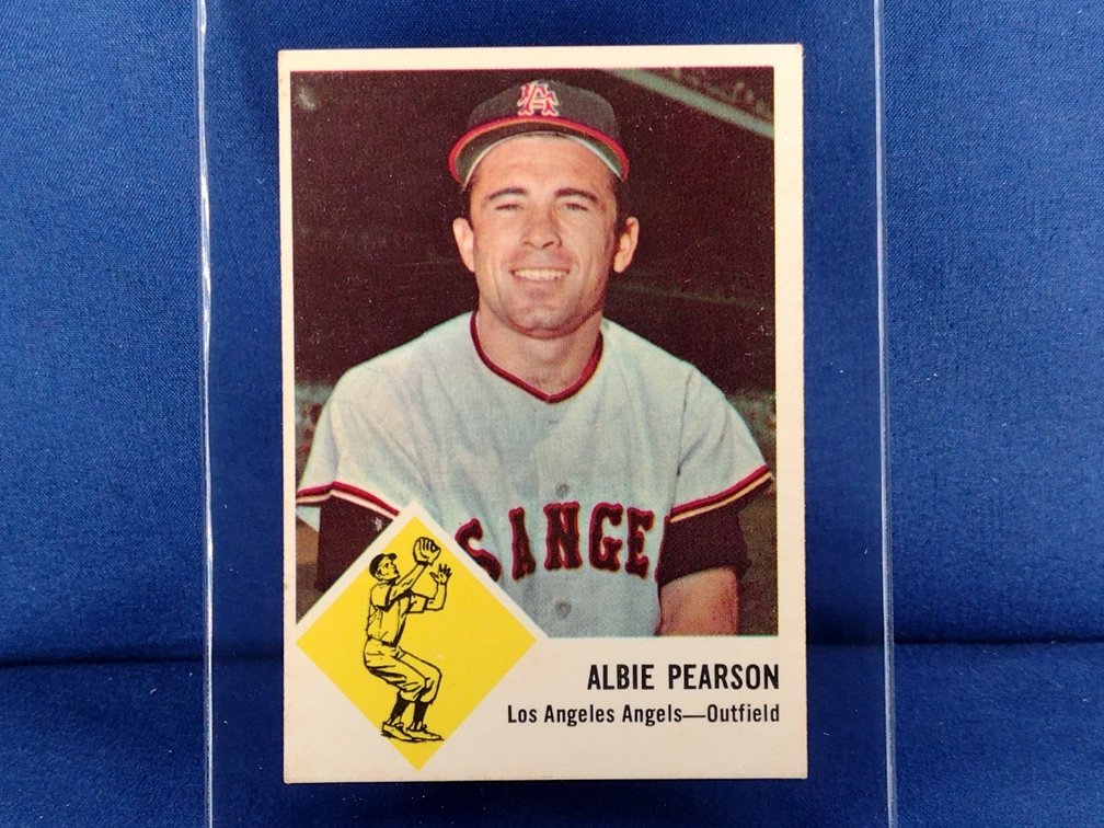 1963 Fleer Baseball #19 Albie Pearson - Los Angeles Angels