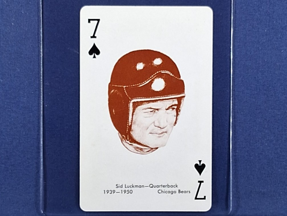 RARE 1963 Stancraft Sid Luckman - Chicago Bears Columbia Lions