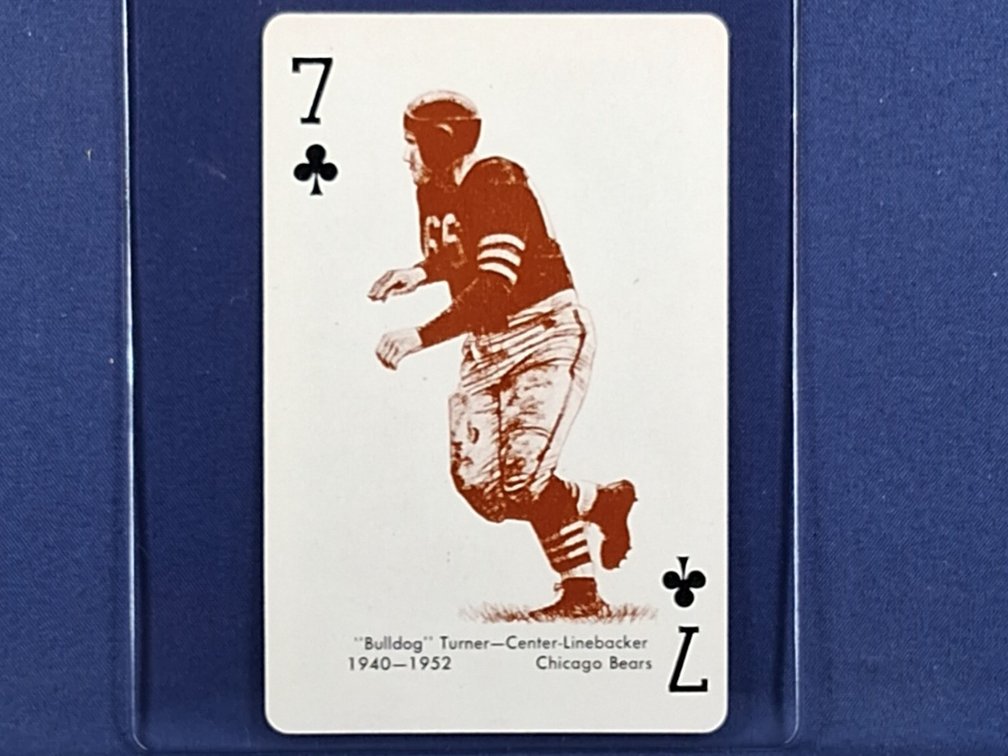 RARE 1963 Stancraft Clyde 'Bulldog' Turner - Chicago Bears