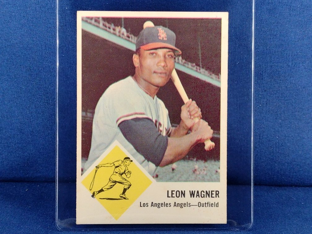 1963 Fleer Baseball #21 Leon Wagner - Los Angeles Angels