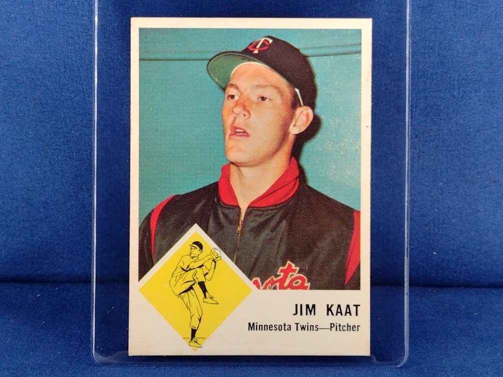 1963 Fleer Baseball #22 Jim Kaat - Minnesota Twins