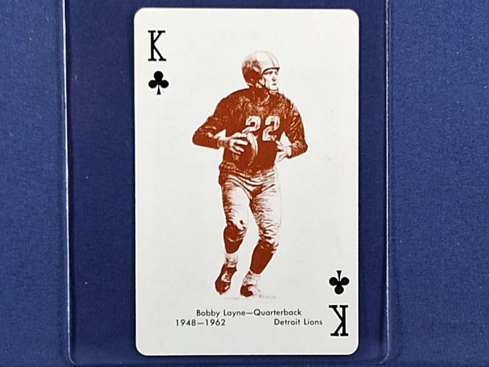 RARE 1963 Stancraft Bobby Layne - Pittsburgh Steelers Detroit Lions Texas Longhorns
