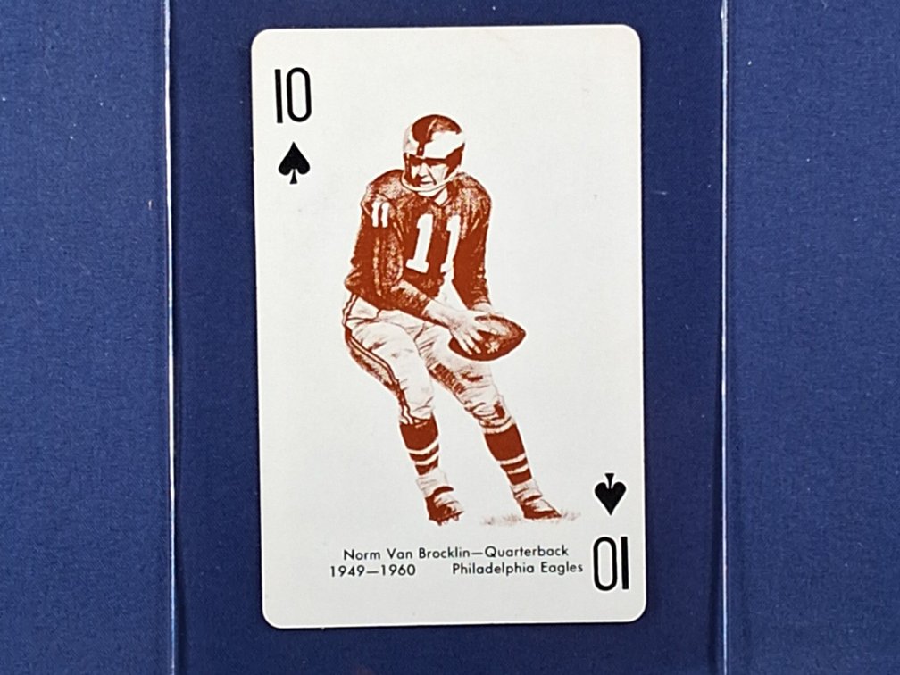 RARE 1963 Stancraft Norm Van Brocklin - Philadelphia Eagles Los Angeles Rams Oregon Ducks
