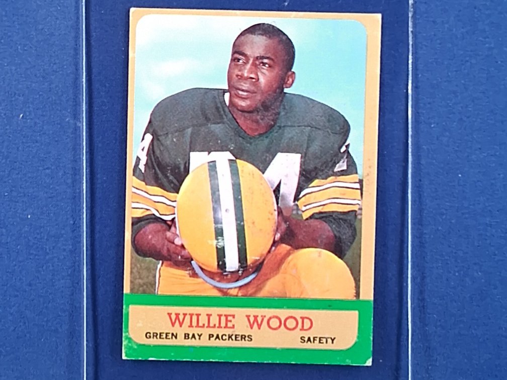 1963 Topps #95 Willie Wood ROOKIE CARD - Green Bay Packers USC Southern Cal Trojans