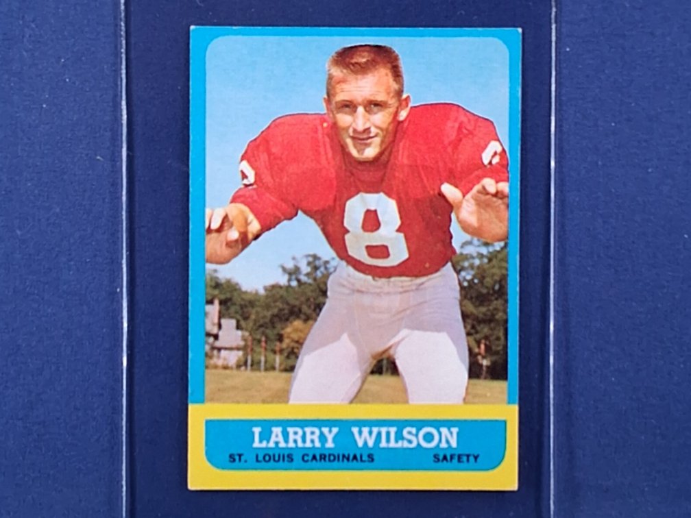 1963 Topps #155 Larry Wilson ROOKIE CARD - St. Louis Cardinals Utah Utes