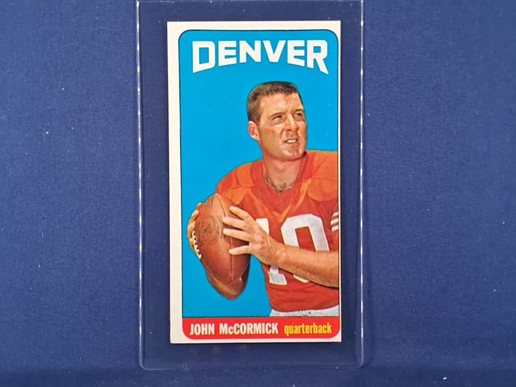 1965 Topps #57 John McCormick - Denver Broncos UMass