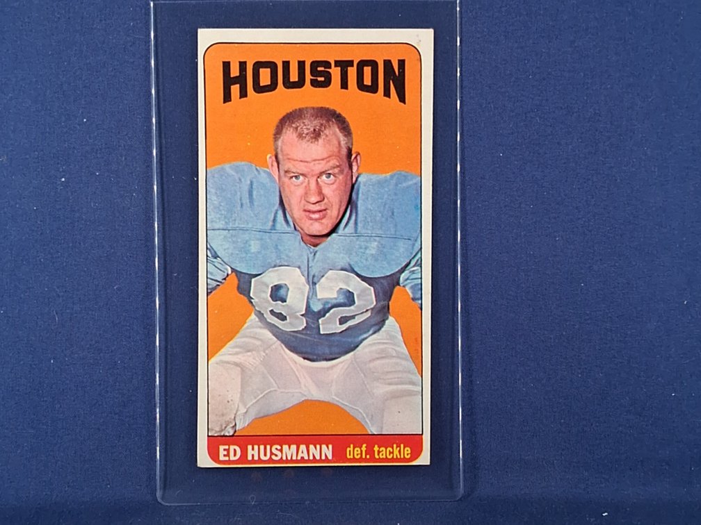 1965 Topps #79 Ed Husmann - Houston Oilers Tennessee Titans Nebraska Cornhuskers