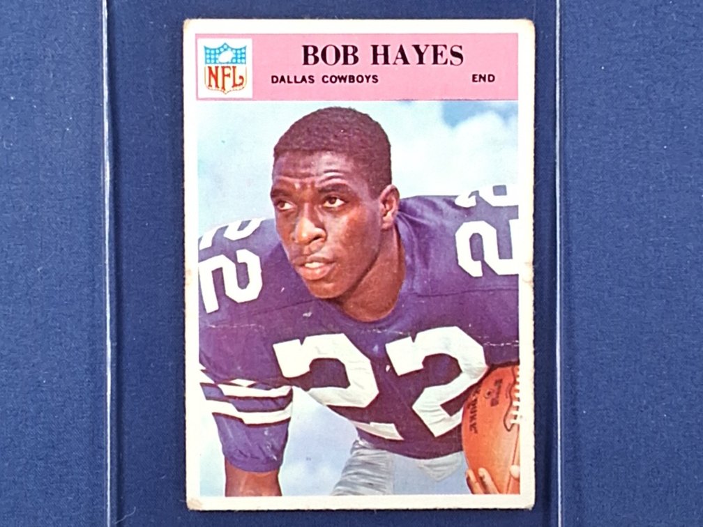 1966 Philadelphia #58 Bob Hayes ROOKIE CARD - Dallas Cowboys