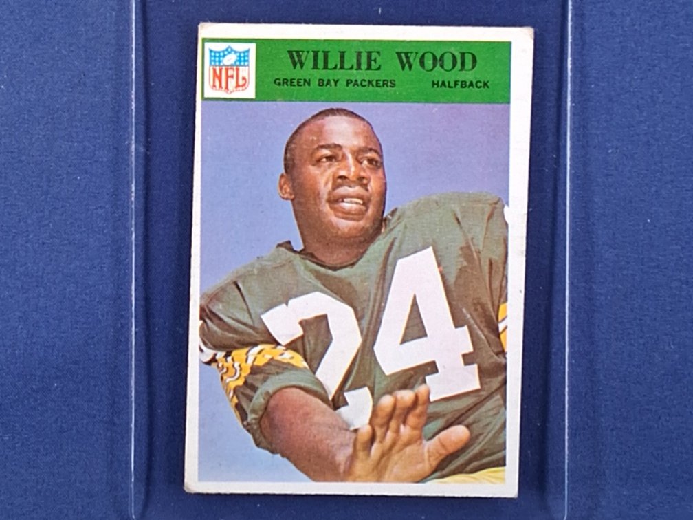 1966 Philadelphia #90 Willie Wood - Green Bay Packers USC Southern Cal Trojans