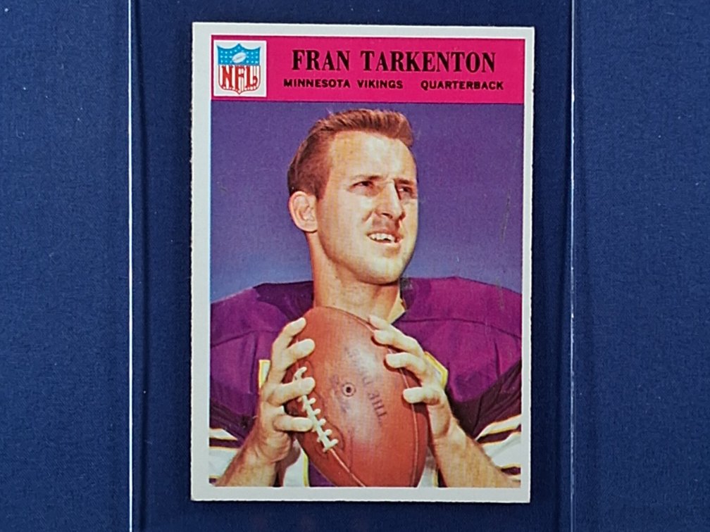 1966 Philadelphia #114 Fran Tarkenton - Minnesota Vikings Georgia Bulldogs