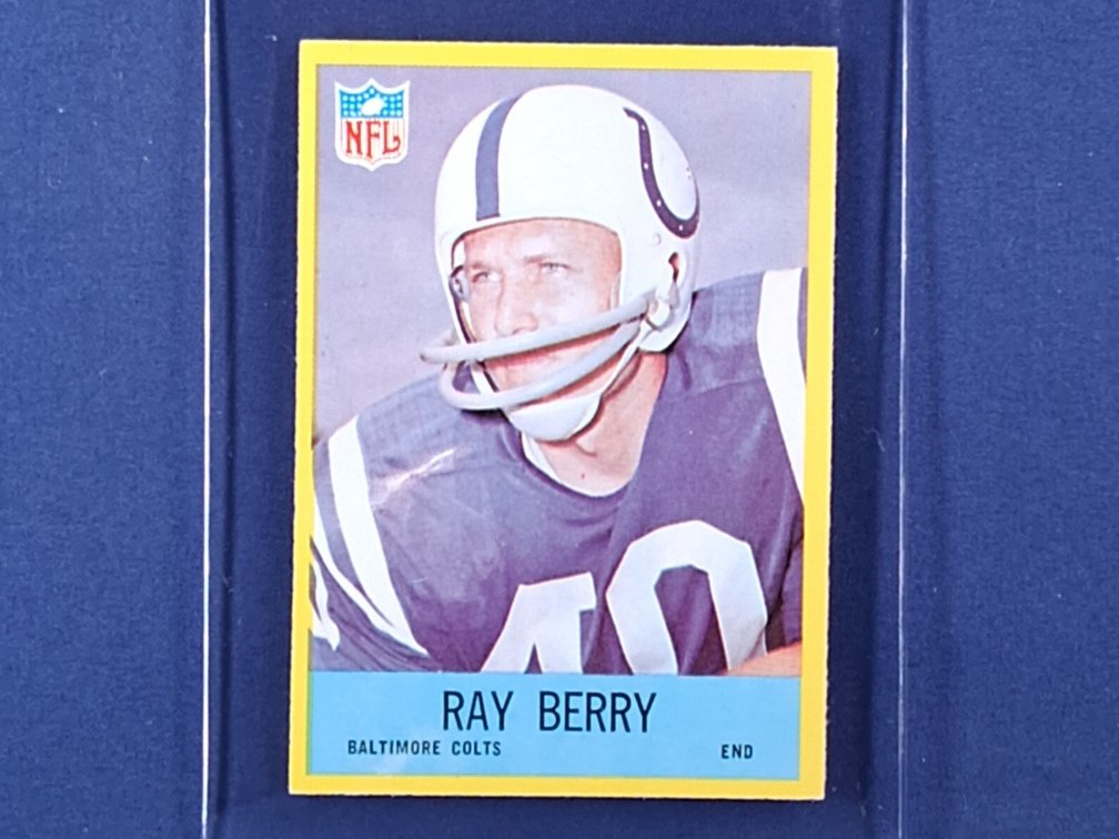 1967 Philadelphia #14 Ray Berry - Baltimore Colts SMU Southern Methodist Mustangs Raymond