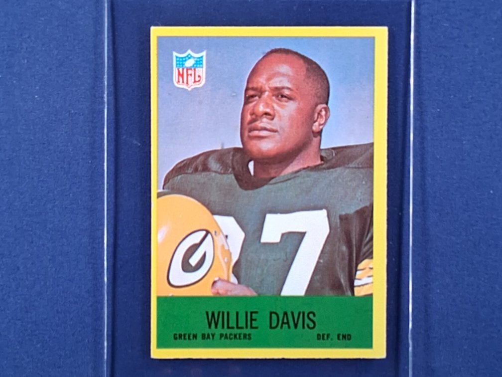 1967 Philadelphia #76 Willie Davis - Green Bay Packers Grambling