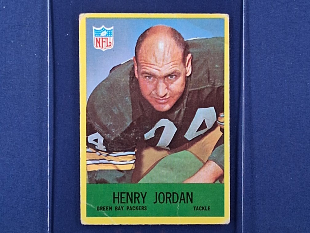 1967 Philadelphia #78 Henry Jordan - Green Bay Packers Virginia Cavaliers Hank