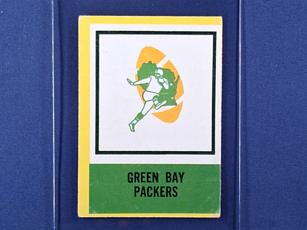 RARE 1967 Philadelphia #84 Green Bay Packers Logo Card - SHORT PRINT !!