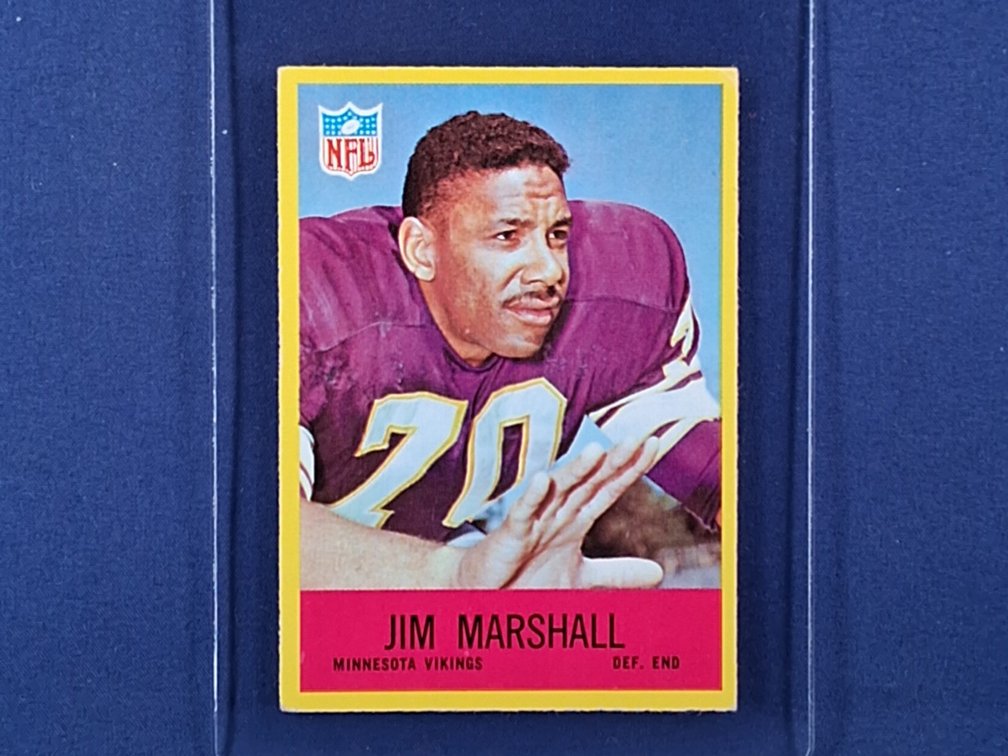 1967 Philadelphia #103 Jim Marshall - Minnesota Vikings Ohio State Buckeyes