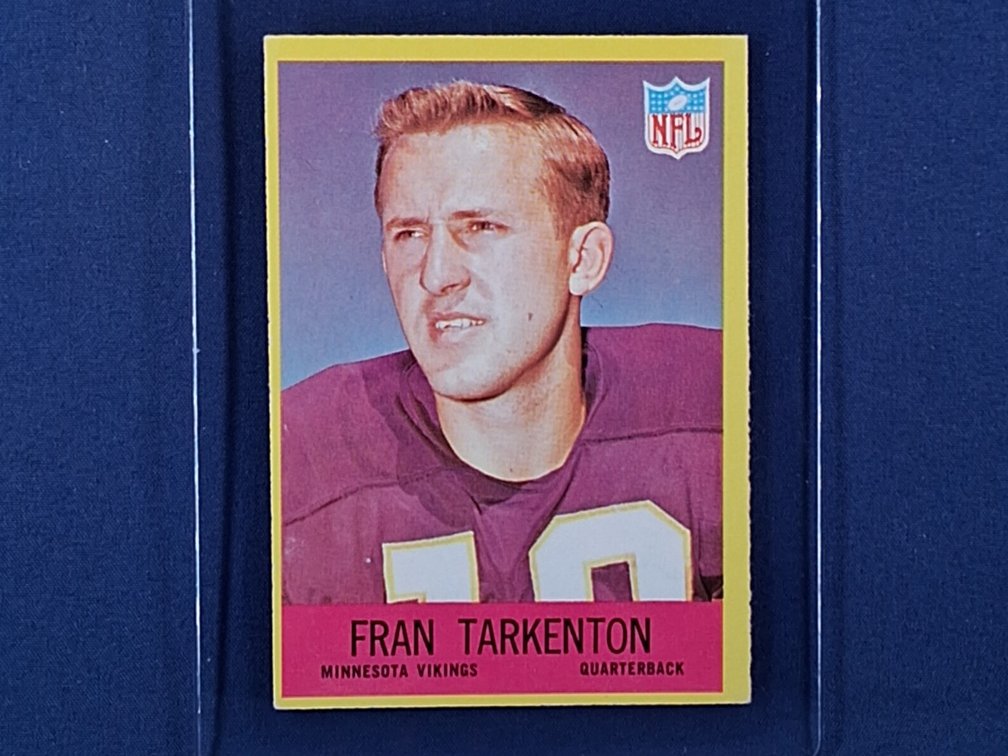 1967 Philadelphia #106 Fran Tarkenton - Minnesota Vikings New York Giants Georgia Bulldogs