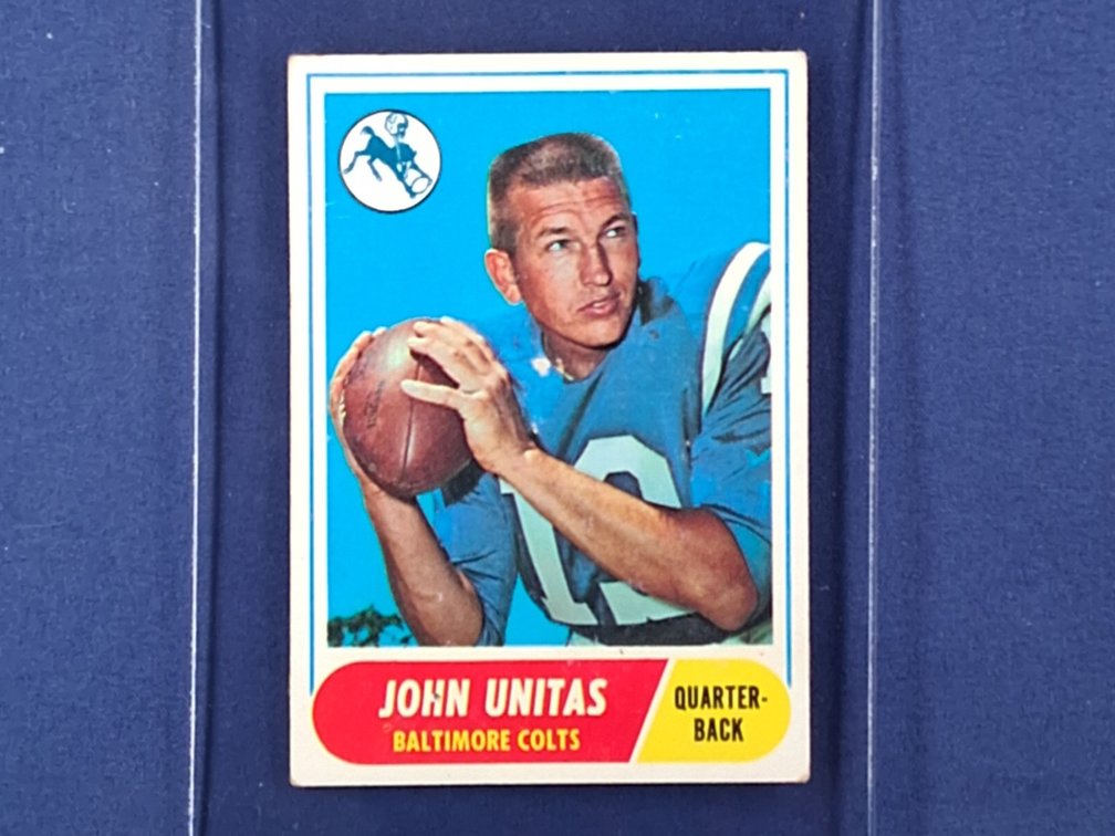 1968 Topps #100 John Unitas - Baltimore Colts Louisville Cardinals Johnny