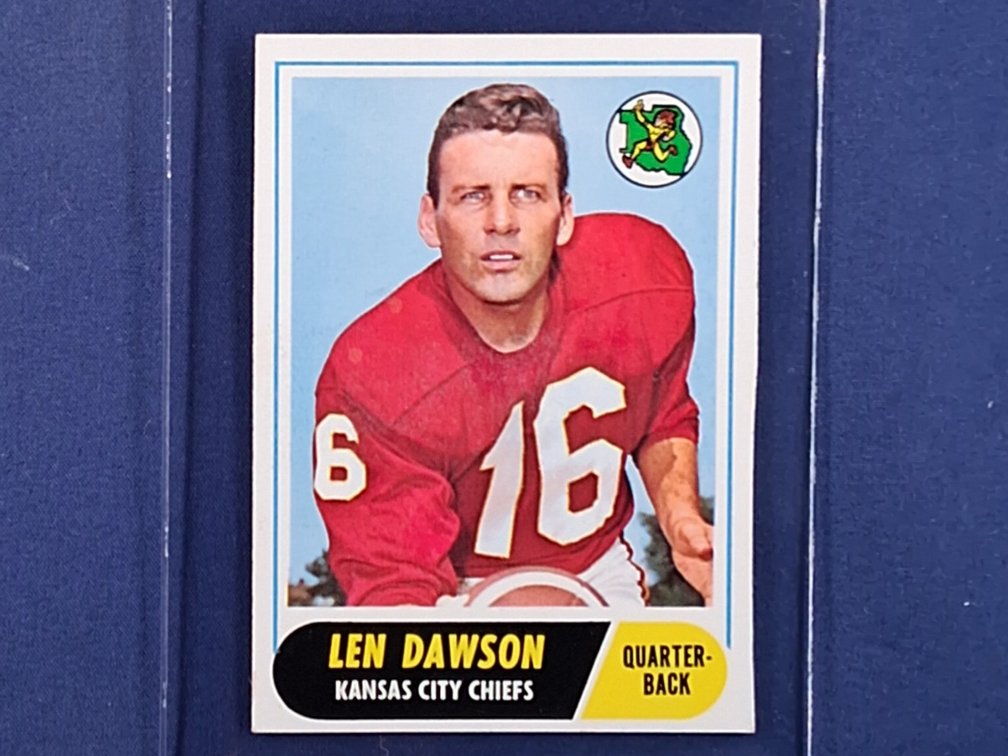 1968 Topps HIGH #171 Len Dawson - Kansas City Chiefs Purdue Boilermakers