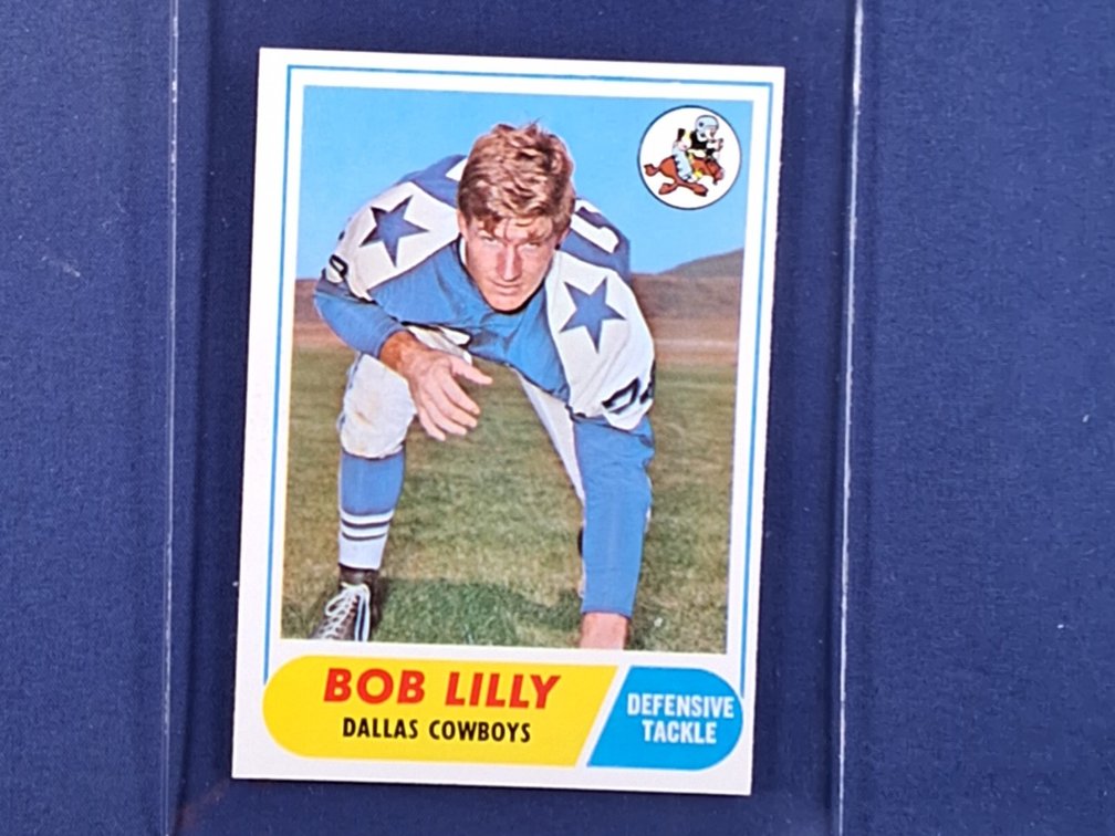 1968 Topps HIGH #181 Bob Lilly - Dallas Cowboys TCU Texas Christian Horned Frogs