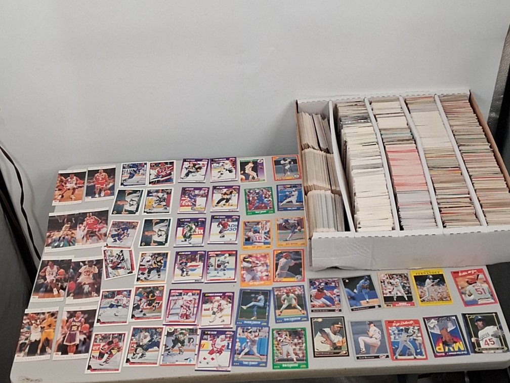 monster box of Baseball, Hockey and Basketball