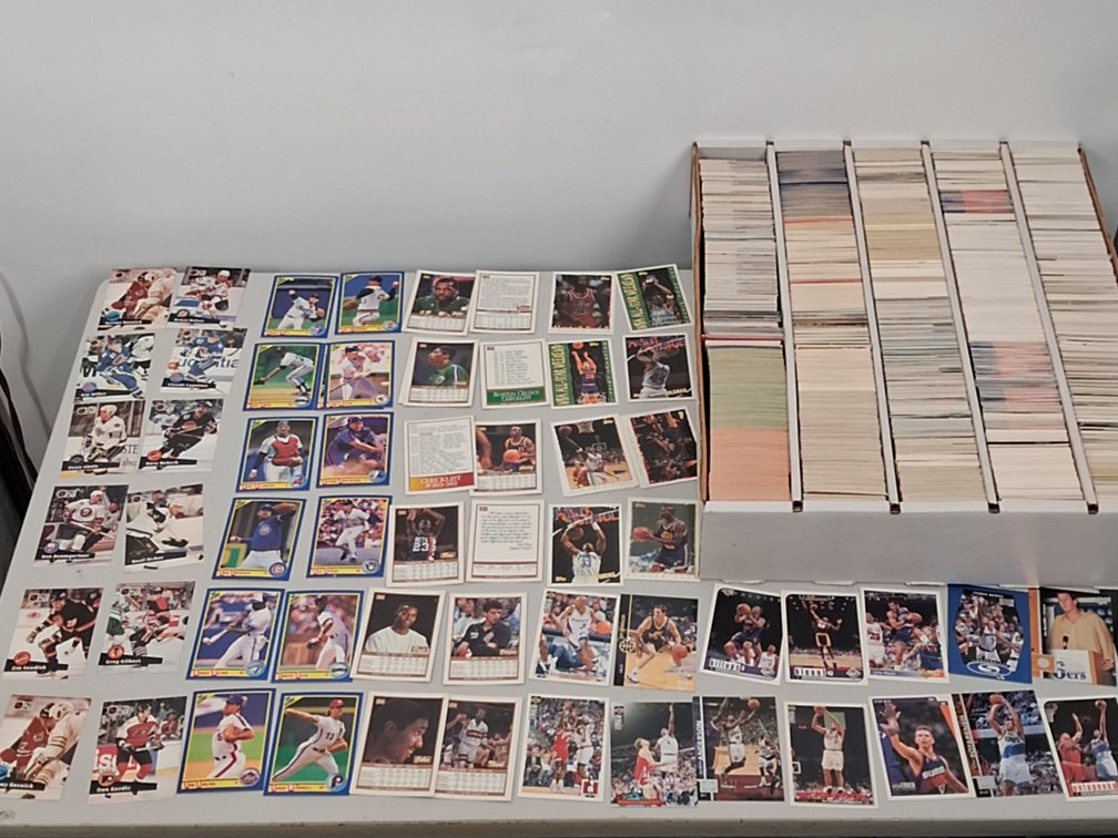 monster box of Baseball, Basketball and Hockey