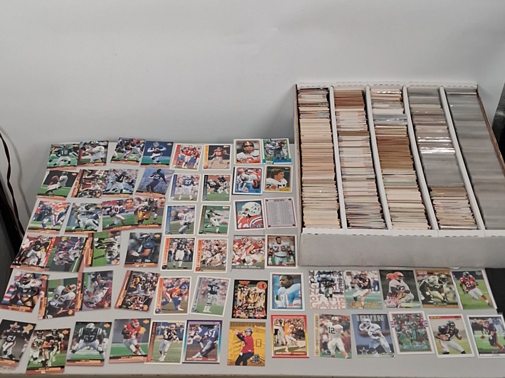monster box of Football cards