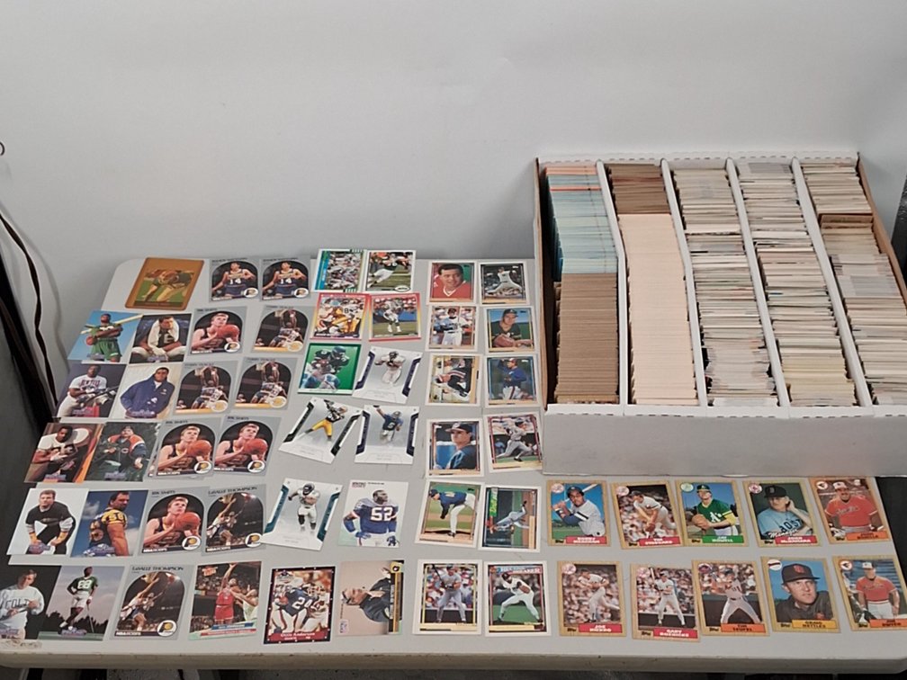 monster box of Baseball, Basketball and Football