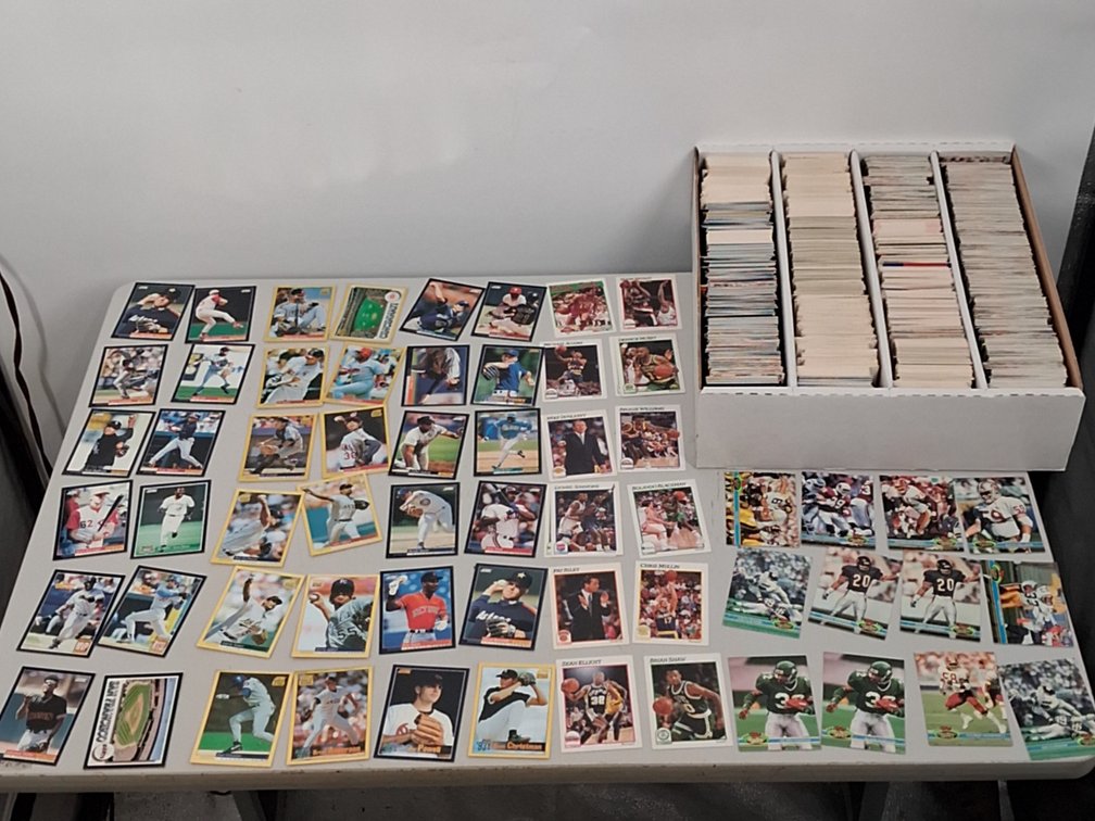 monster box of Baseball, Basketball and Football