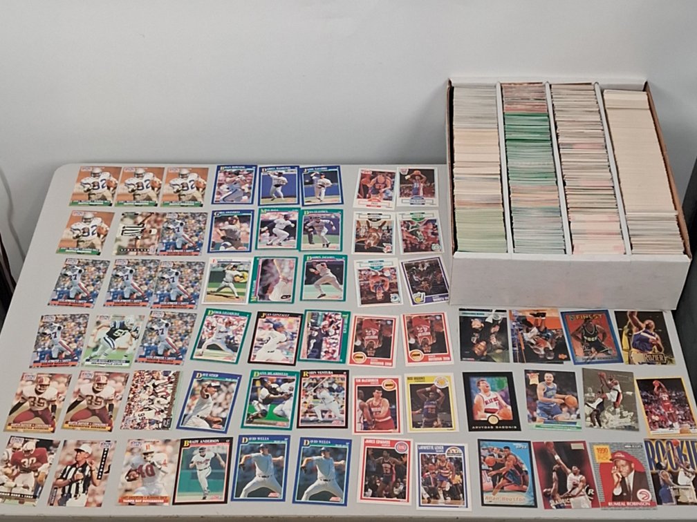 monster box of Baseball, Basketball and Football