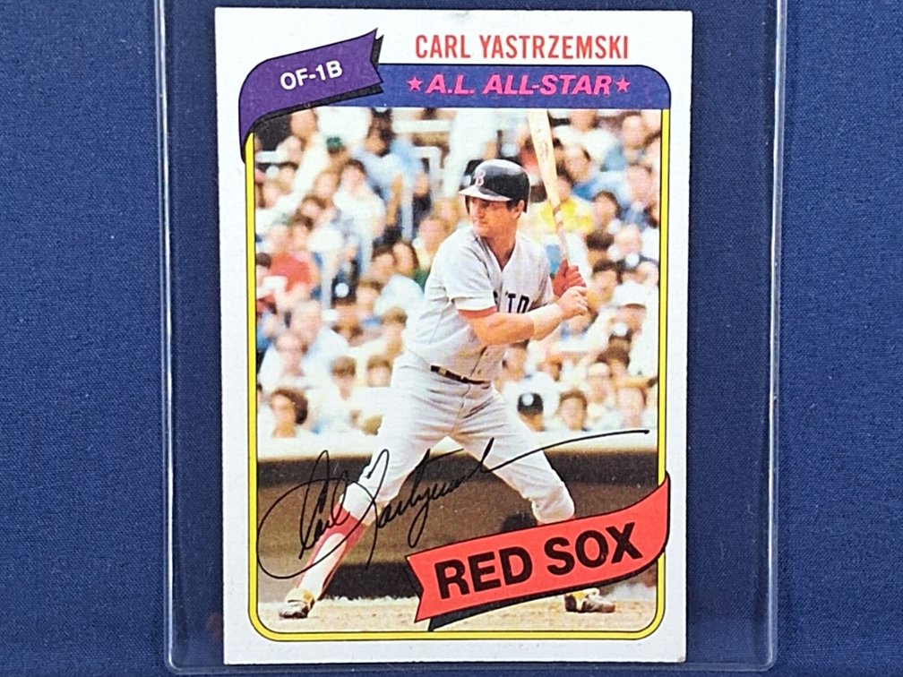 1980 topps #720 Carl Yastrzemski HOF
