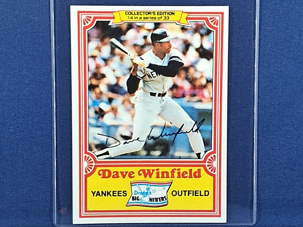 1981 Drake's Big Hitters #14 Dave Winfield HOF