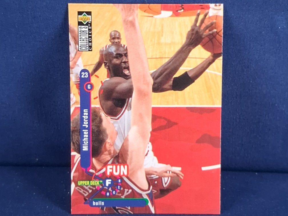 1995/96 Collectors Choice #169 Michael Jordan HOF