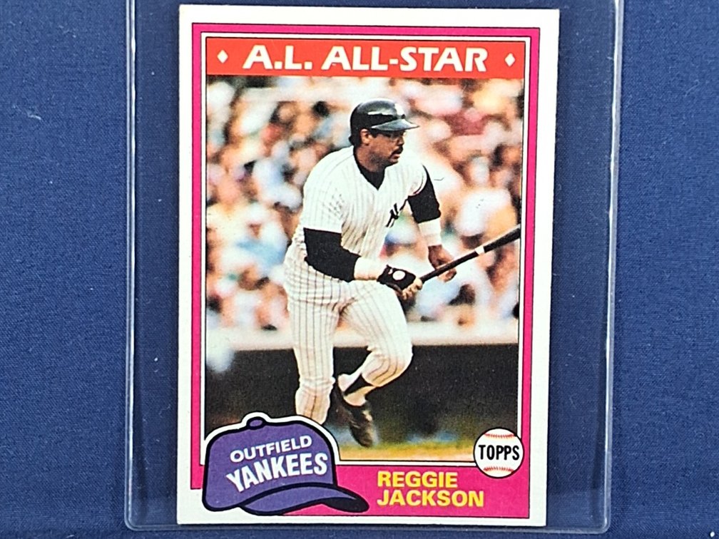 1981 Topps #400 Reggie Jackson HOF