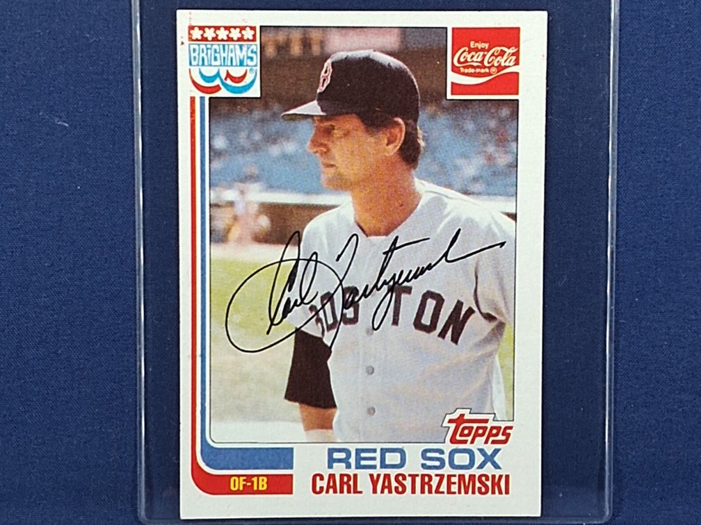 1982 Brigham's Coca Cola #22 Carl Yastrzemski HOF